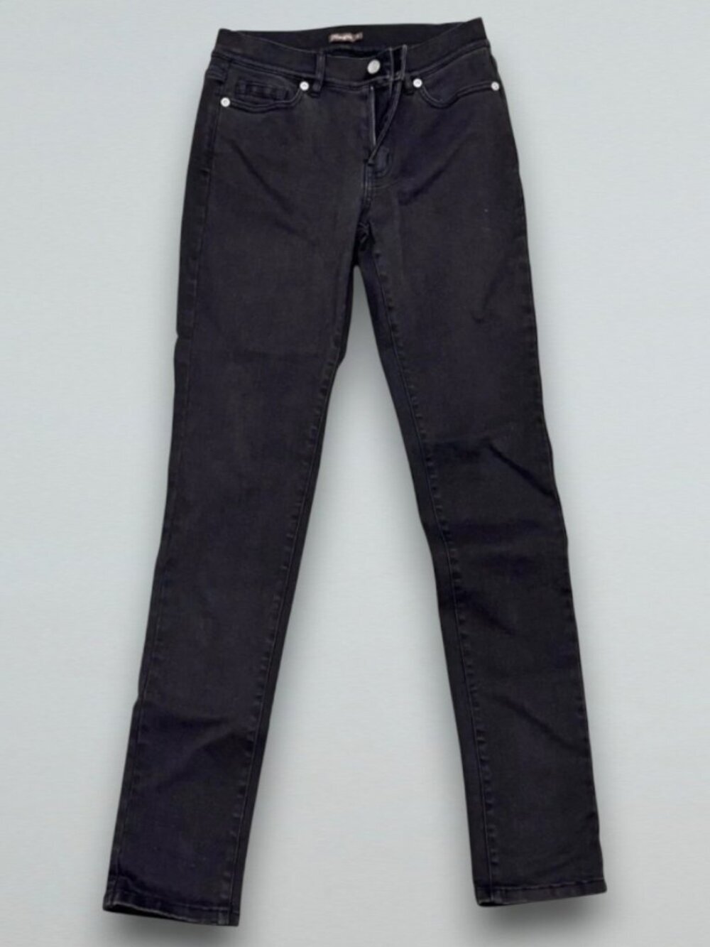 J. McLaughlin Black Skinny Jeans Mid Rise Stretch Denim Womens Size 0